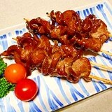 豚レバー串焼き☆ニンニク醤油